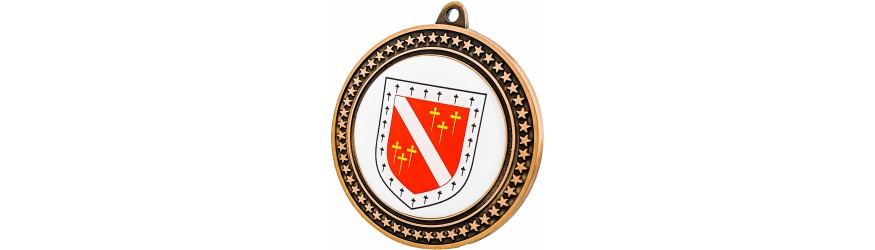 70MM CLASSIC VINYL CUSTOM PRINTED MEDAL (6MM THICK) - GOLD, SILVER OR BRONZE 70MM CLASSIC VINYL CUSTOM PRINTED MEDAL (6MM THICK) - GOLD, SILVER OR BRONZE